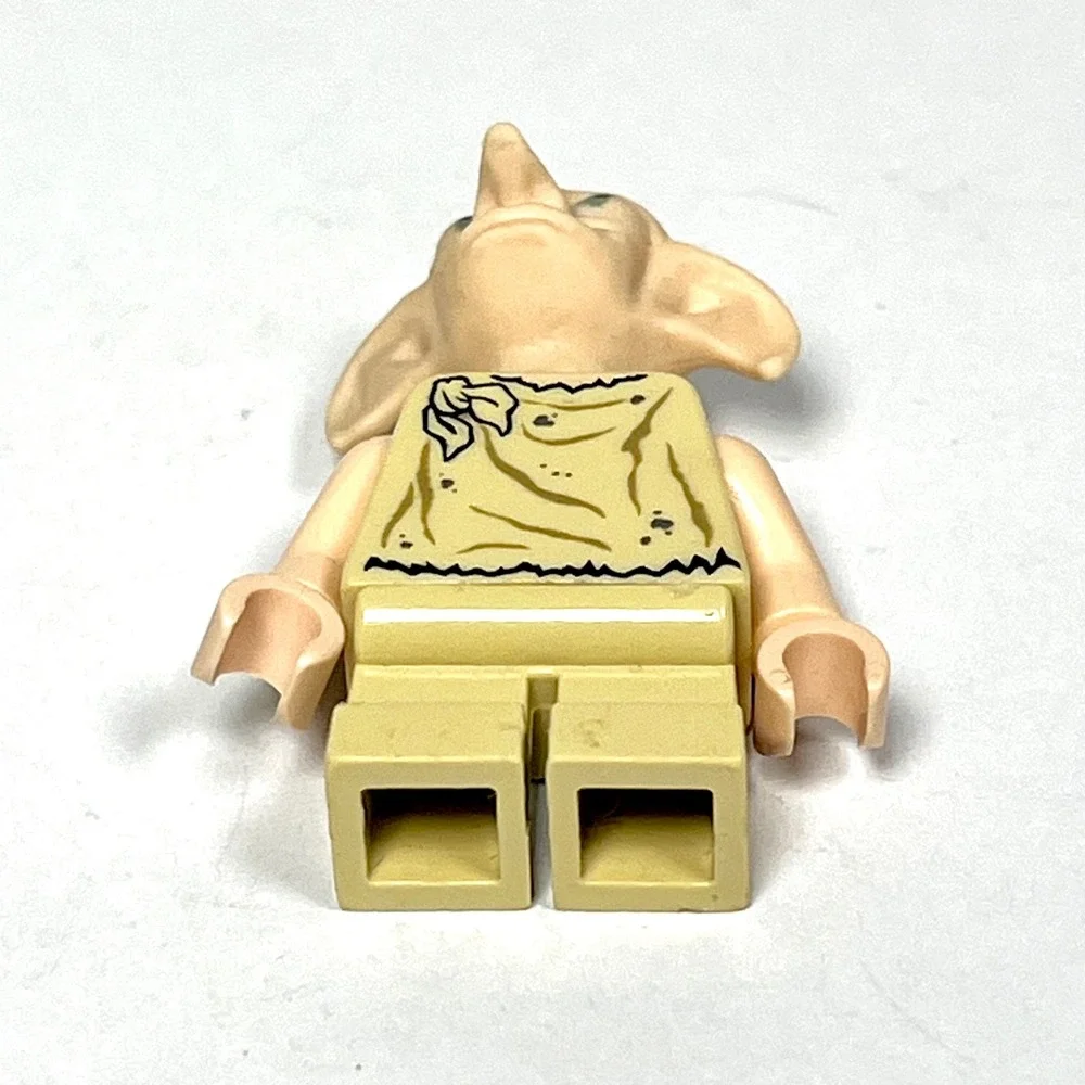 LEGO Harry Potter Dobby the House Elf Minifigure hp105 Light Nougat Tattered Tun